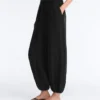 Pantalon bouffant 100 % cupro