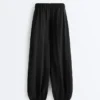 Pantalon bouffant 100 % cupro