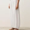 Pantalon bouffant 100 % lin