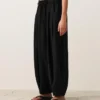 Pantalon bouffant 100 % lin