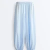 Pantalon bouffant 100 % lin