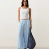 Pantalon bouffant 100 % lin