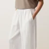 Pantalon bouffant 100 % lin