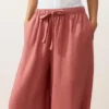 Pantalon bouffant 100 % lin
