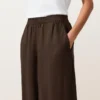 Pantalon bouffant 100 % lin