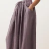 Pantalon bouffant 100 % lin