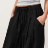 Pantalon bouffant 100 % lin