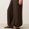 Pantalon bouffant 100 % lin
