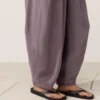 Pantalon bouffant 100 % lin