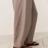 Pantalon bouffant 100 % lin