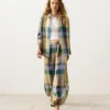 Pantalon bouffant 100 % lin