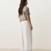 Pantalon bouffant 100 % lin