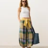 Pantalon bouffant 100 % lin