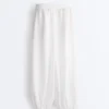 Pantalon bouffant 100 % lin