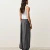 Pantalon bouffant 100 % lin