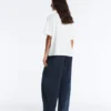 Pantalon bouffant en coton mélangé
