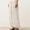 Pantalon bouffant en mélange de lin et de lyocell Pantalon bouffant en mélange de lin et de lyocell