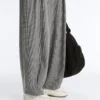 Pantalon bouffant en mélange de lyocell à carreaux vichy Pantalon bouffant en mélange de lyocell à carreaux vichy