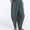 Pantalon bouffant en mélange de modal
