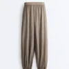 Pantalon bouffant technique à carreaux Pantalon bouffant technique à carreaux