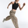 Pantalon bouffant technique à carreaux Pantalon bouffant technique à carreaux