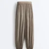 Pantalon bouffant technique à carreaux Pantalon bouffant technique à carreaux