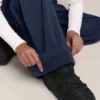 Pantalon cocon avec plis latéraux et modal brossé Pantalon cocon avec plis latéraux et modal brossé