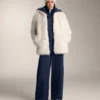 Pantalon cocon avec plis latéraux et modal brossé Pantalon cocon avec plis latéraux et modal brossé