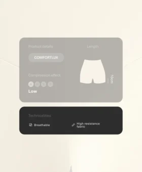 Pantalon Comfortlux taille haute de 10 cm avec détails ajourés