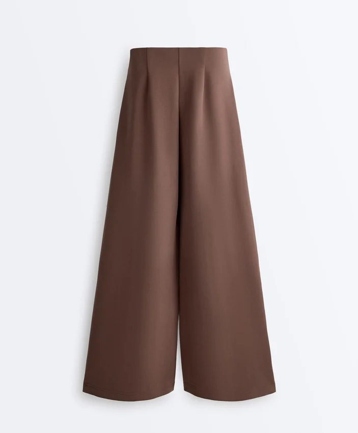 Pantalon à coupe droite en modal Soft Touch avec passepoil Pantalon à coupe droite en modal Soft Touch avec passepoil