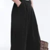 Pantalon court à jambes larges et au toucher Soft Touch, en modal et à plis Pantalon court à jambes larges et au toucher Soft Touch, en modal et à plis