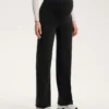 Pantalon de grossesse chaud à coupe droite Pantalon de grossesse chaud à coupe droite