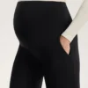 Pantalon de grossesse chaud à coupe droite Pantalon de grossesse chaud à coupe droite