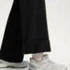 Pantalon de grossesse chaud à coupe droite Pantalon de grossesse chaud à coupe droite