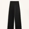 Pantalon de grossesse chaud à coupe droite Pantalon de grossesse chaud à coupe droite