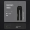 Pantalon de grossesse Comfortlux 80 cm évasé Pantalon de grossesse Comfortlux 80 cm évasé