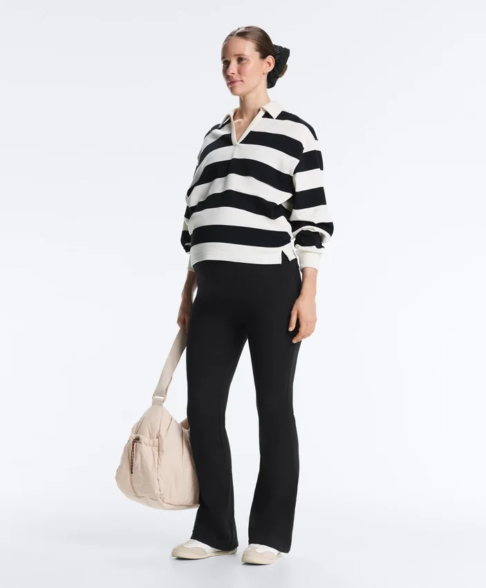 Pantalon de grossesse Comfortlux 80 cm évasé Pantalon de grossesse Comfortlux 80 cm évasé