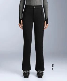 Pantalon de ski stretch évasé, imperméable, longueur maximale