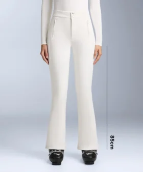 Pantalon de ski stretch évasé, imperméable, longueur maximale