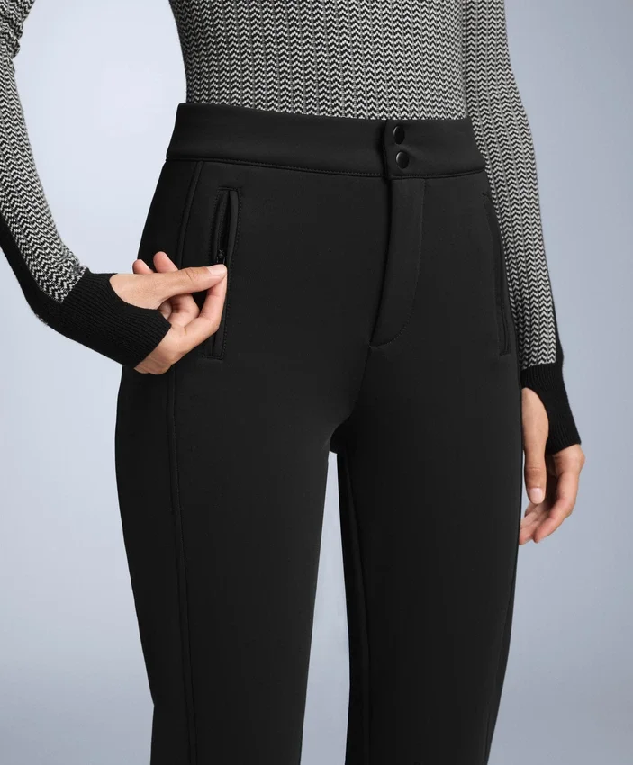 Pantalon de ski stretch évasé, imperméable, longueur maximale Pantalon de ski stretch évasé, imperméable, longueur maximale