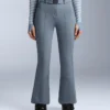 Pantalon de ski stretch évasé à taille haute et résistant à l’eau Pantalon de ski stretch évasé à taille haute et résistant à l’eau