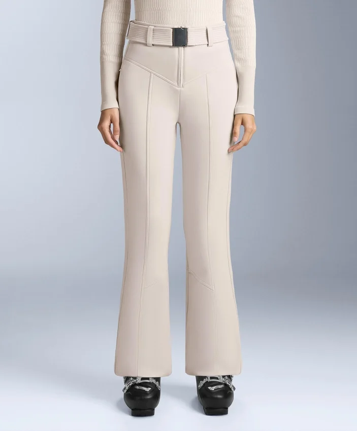 Pantalon de ski stretch évasé à taille haute et résistant à l’eau Pantalon de ski stretch évasé à taille haute et résistant à l’eau