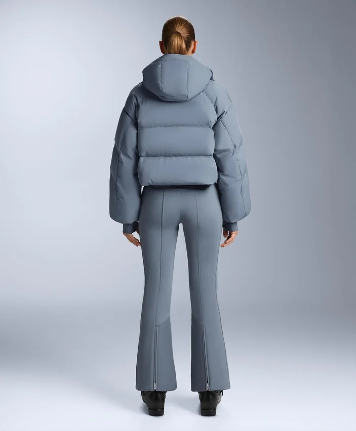 Pantalon de ski stretch évasé à taille haute et résistant à l’eau Pantalon de ski stretch évasé à taille haute et résistant à l’eau
