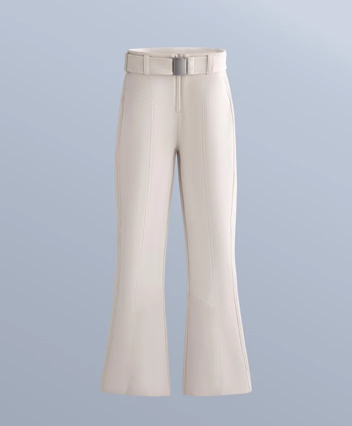 Pantalon de ski stretch évasé à taille haute et résistant à l’eau Pantalon de ski stretch évasé à taille haute et résistant à l’eau