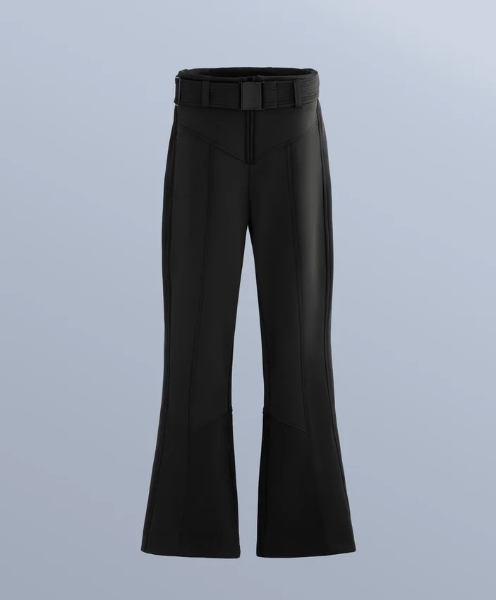Pantalon de ski stretch évasé à taille haute et résistant à l’eau Pantalon de ski stretch évasé à taille haute et résistant à l’eau