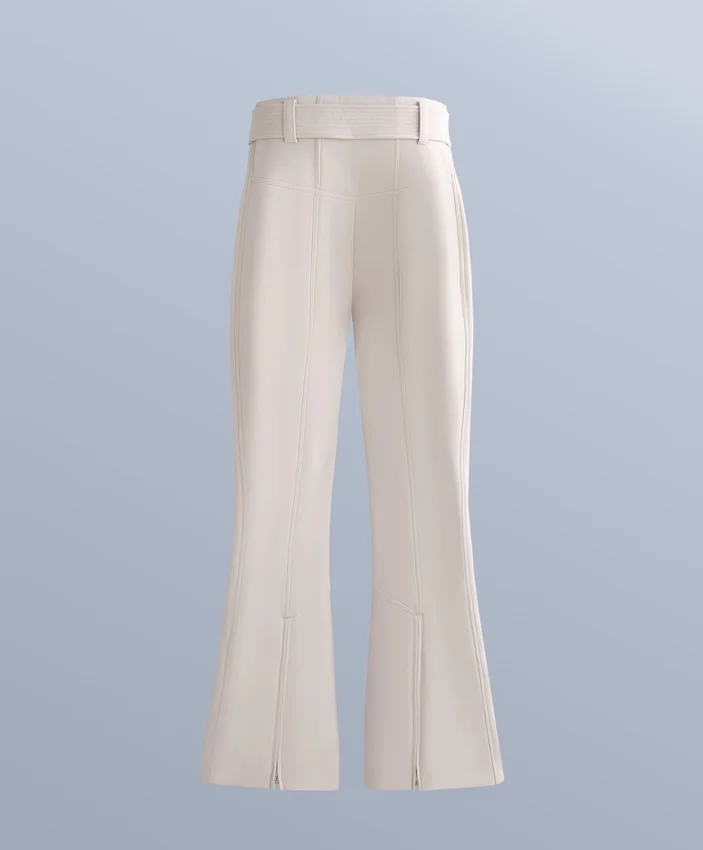 Pantalon de ski stretch évasé à taille haute et résistant à l’eau Pantalon de ski stretch évasé à taille haute et résistant à l’eau