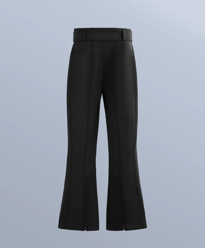 Pantalon de ski stretch évasé à taille haute et résistant à l’eau Pantalon de ski stretch évasé à taille haute et résistant à l’eau