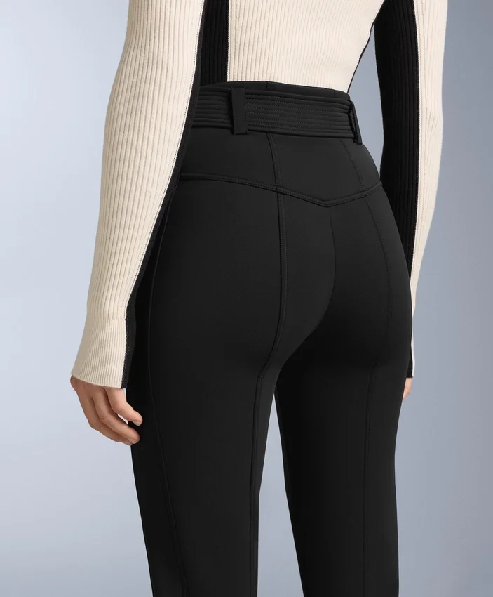 Pantalon de ski stretch évasé à taille haute et résistant à l’eau Pantalon de ski stretch évasé à taille haute et résistant à l’eau