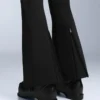 Pantalon de ski stretch évasé à taille haute et résistant à l’eau Pantalon de ski stretch évasé à taille haute et résistant à l’eau