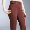 Pantalon de ski stretch évasé à taille haute et résistant à l’eau Pantalon de ski stretch évasé à taille haute et résistant à l’eau